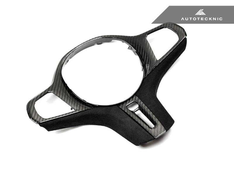 AutoTecknic Carbon Alcantara Steering Wheel Trim - BMW F40 1-Series
