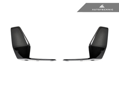 AutoTecknic Dry Carbon Front Winglet Splitters - BMW G05 X5 M-Sport Pre-LCI