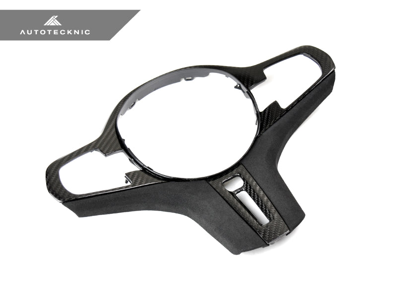 AutoTecknic Carbon Alcantara Steering Wheel Trim - BMW G11/ G12 7-Series