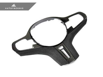 AutoTecknic Carbon Alcantara Steering Wheel Trim - BMW G11/ G12 7-Series