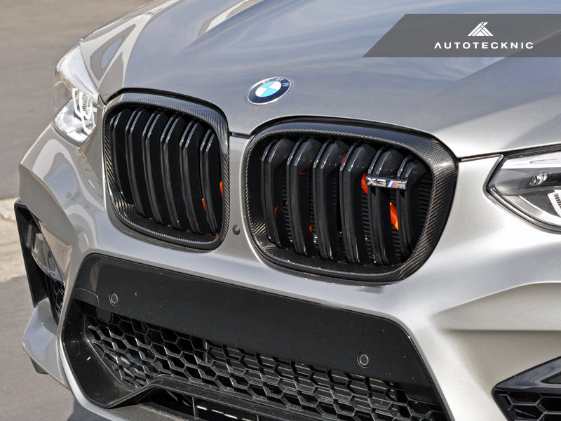 AutoTecknic Replacement Dry Carbon Grille Surround Set - BMW F97 X3M | F98 X4M