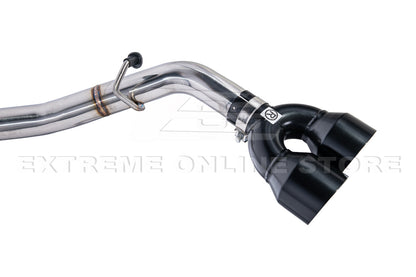 2020-Present Explorer Aviator V6 Muffler Delete Black Tip Axle Back Exhaust