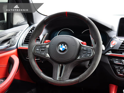 AutoTecknic Replacement Carbon Steering Wheel - BMW F95 X5M | F96 X6M