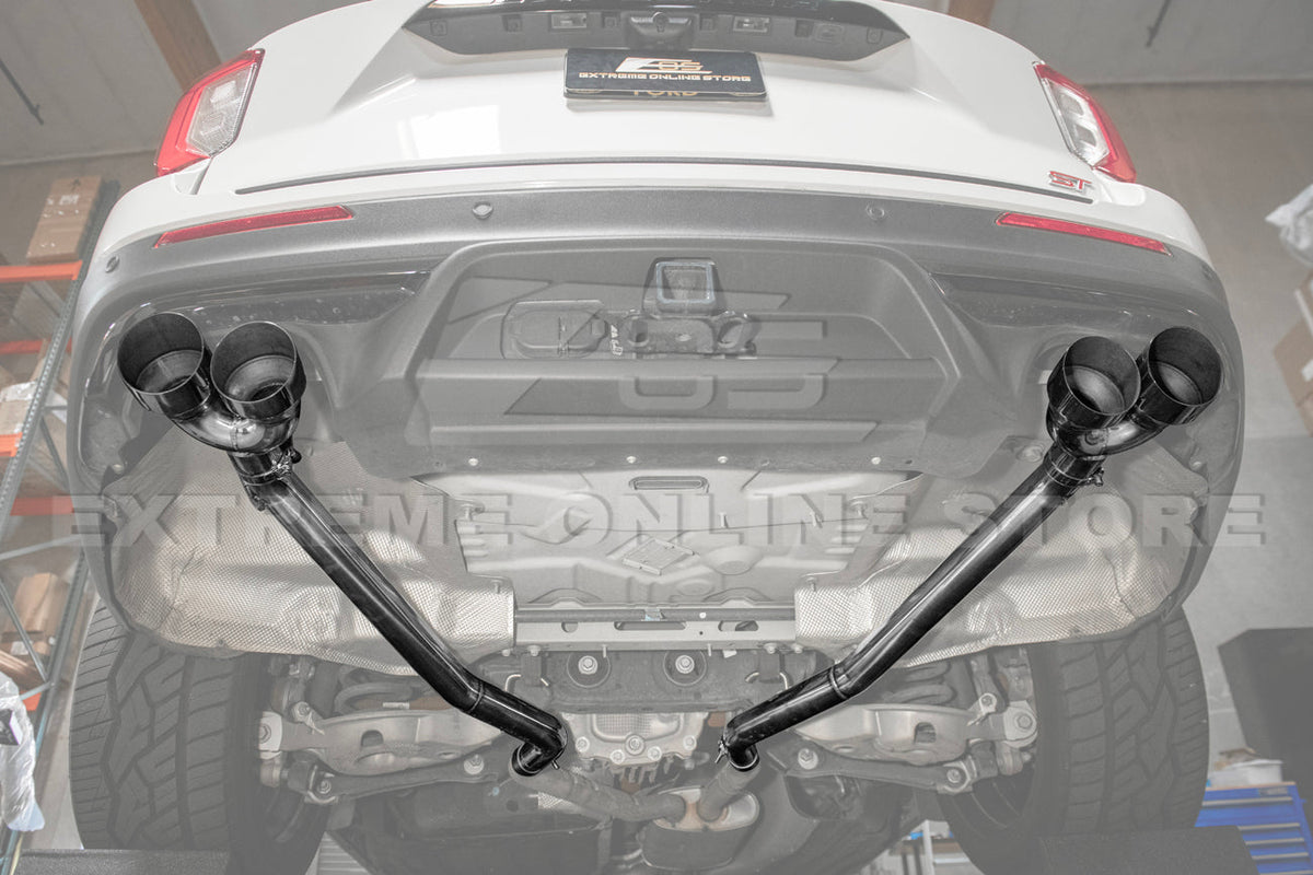 2020-Present Explorer Aviator V6 Muffler Delete Black Tip Axle Back Exhaust