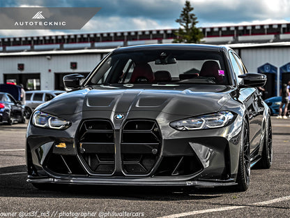 AutoTecknic Competizione Sport Gloss Black Front Grille - BMW G80 M3 | G82/ G83 M4