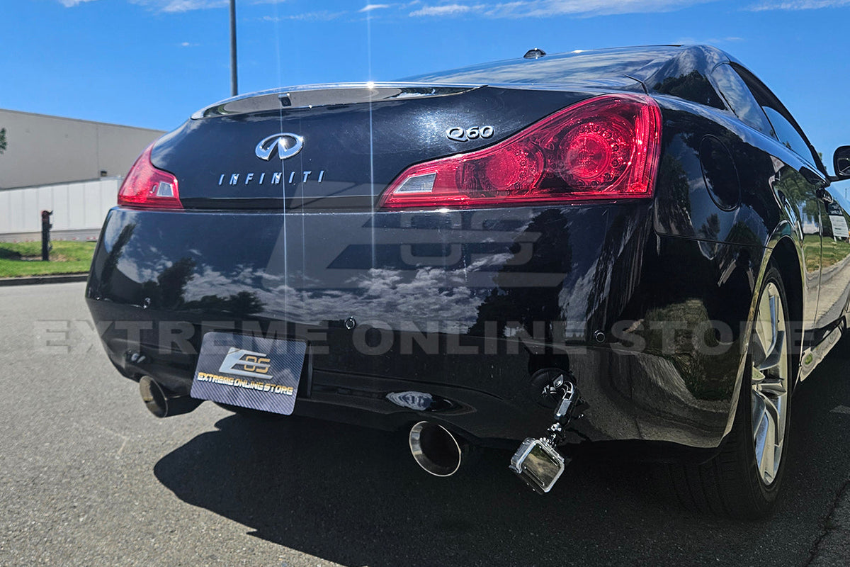 2014-2016 Infiniti Q60 Muffler Axle Back Dual Tips Exhaust