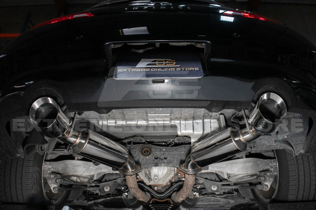 2014-2016 Infiniti Q60 Muffler Axle Back Dual Tips Exhaust