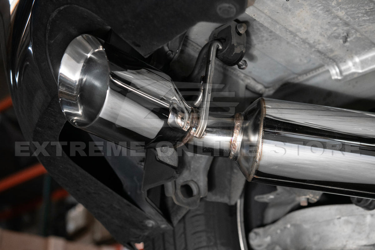 2014-2016 Infiniti Q60 Muffler Axle Back Dual Tips Exhaust