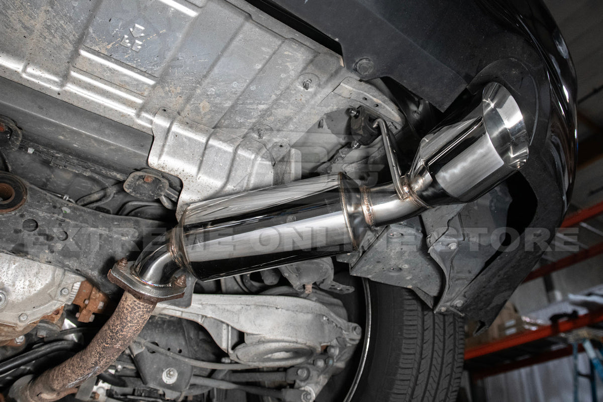 2014-2016 Infiniti Q60 Muffler Axle Back Dual Tips Exhaust