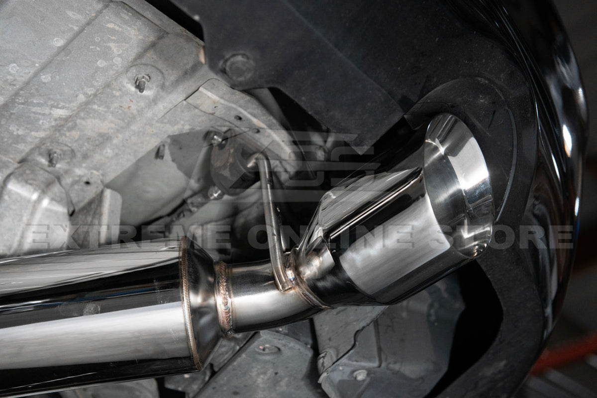 2014-2016 Infiniti Q60 Muffler Axle Back Dual Tips Exhaust