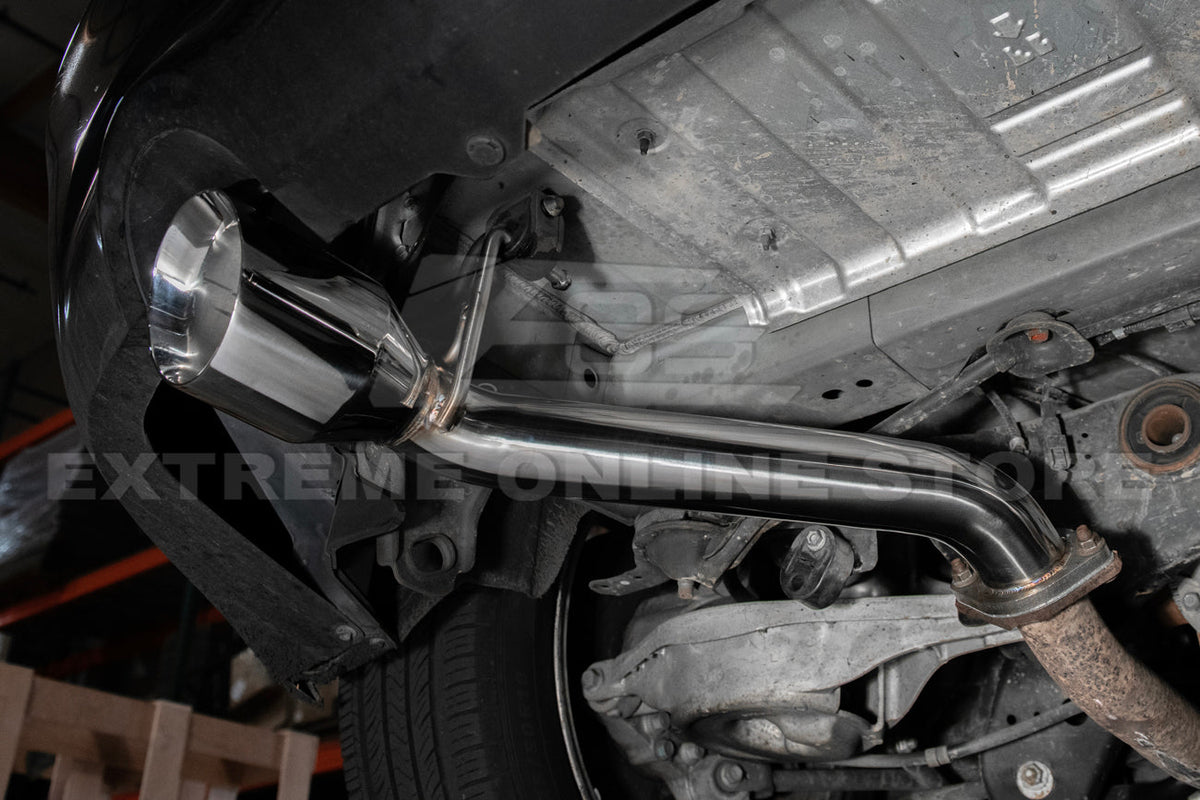 2014-2016 Infiniti Q60 Muffler Delete Axle Back Dual Tips Exhaust