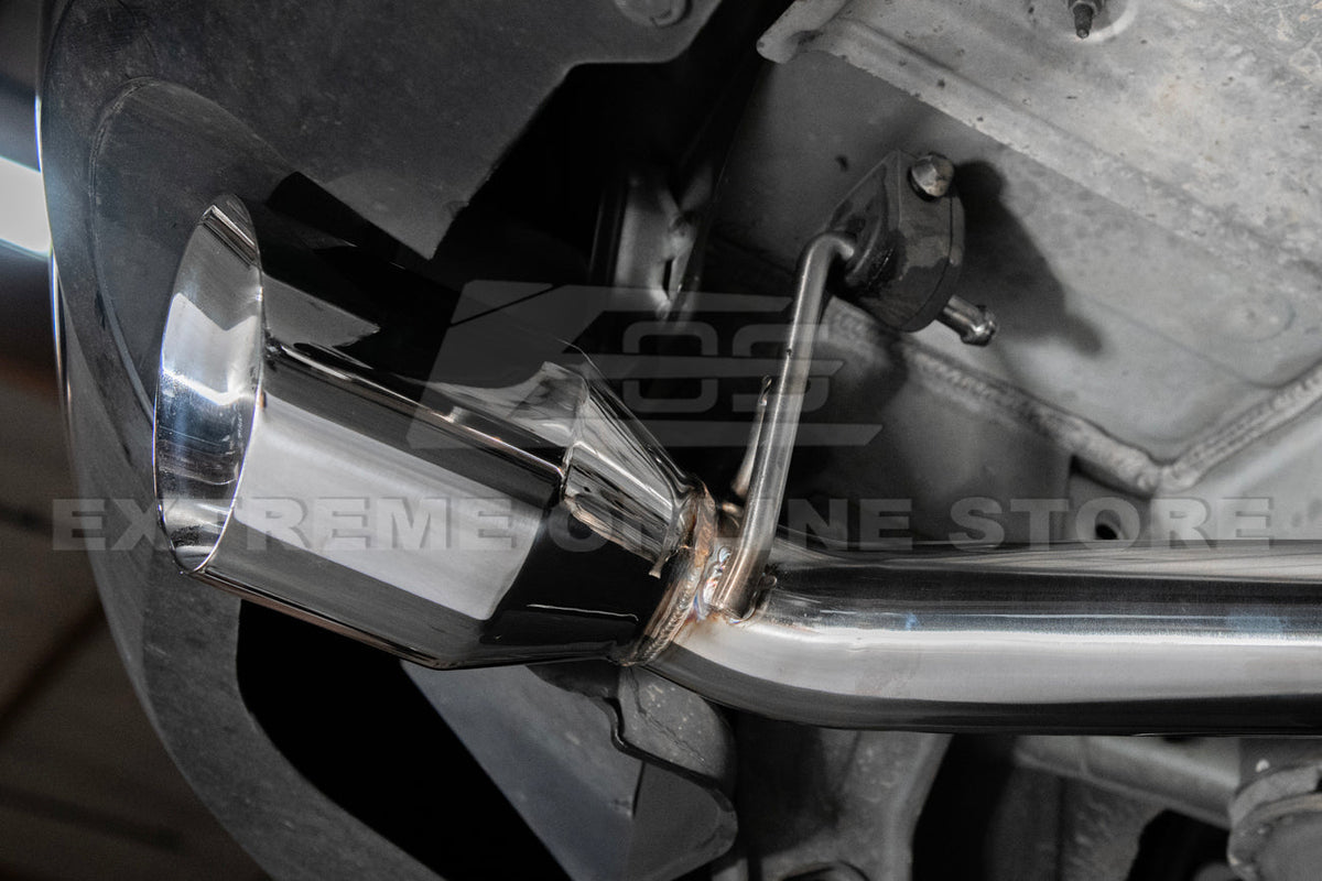 2014-2016 Infiniti Q60 Muffler Delete Axle Back Dual Tips Exhaust