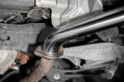 2014-2016 Infiniti Q60 Muffler Delete Axle Back Dual Tips Exhaust