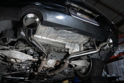 2014-2016 Infiniti Q60 Muffler Delete Axle Back Dual Tips Exhaust