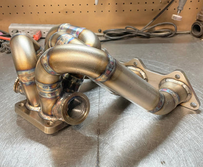 CCdesign 1G/2G DSM Billet T4 Divided Bottom Mount Turbo Manifold