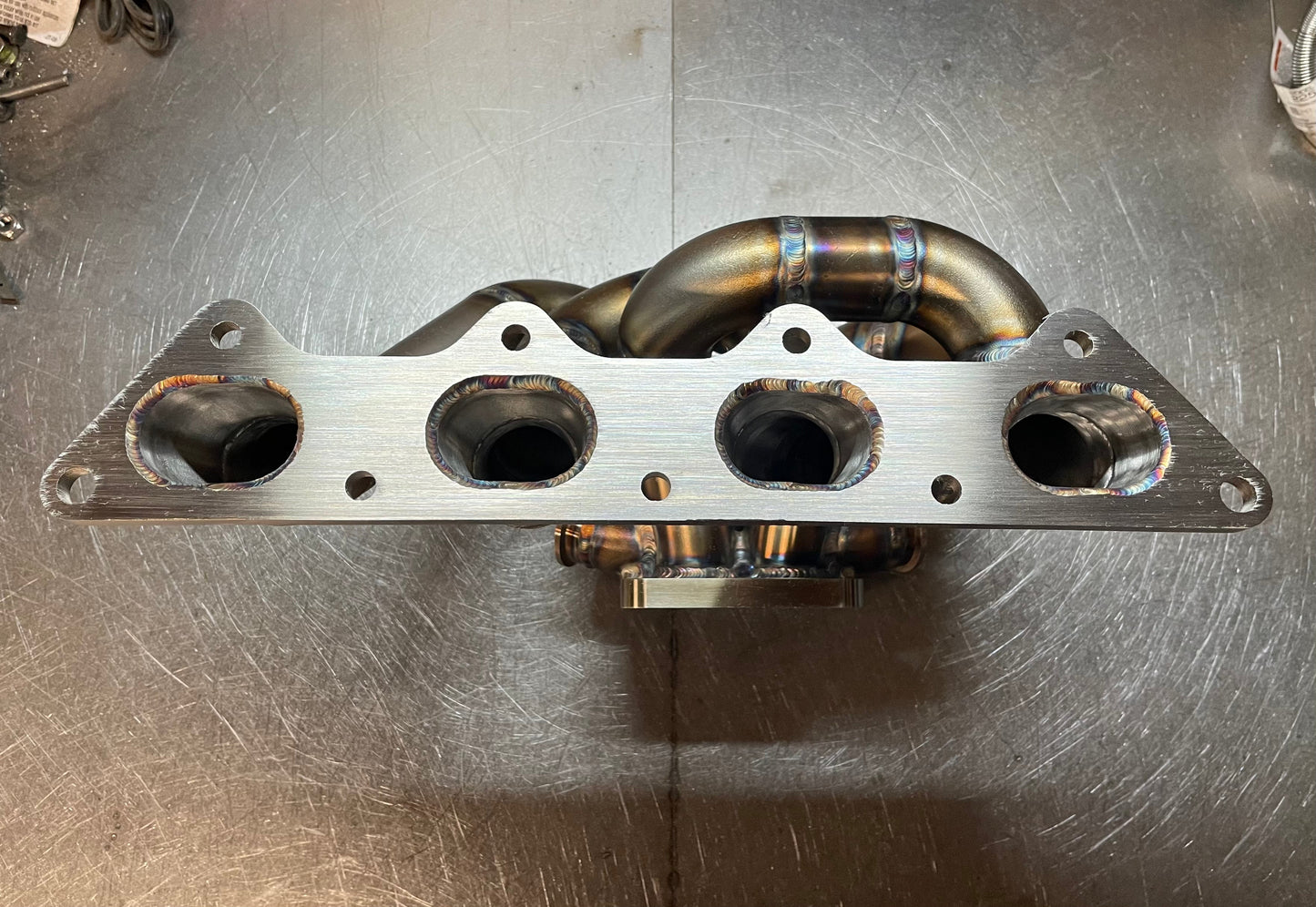 CCdesign 1G/2G DSM Billet T4 Divided Bottom Mount Turbo Manifold