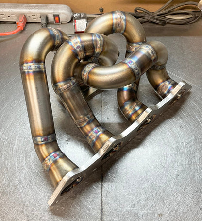 CCdesign 1G/2G DSM Billet T4 Divided Bottom Mount Turbo Manifold