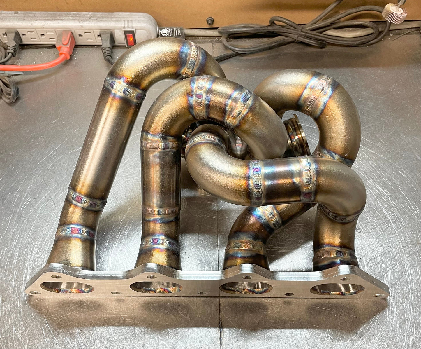 CCdesign 1G/2G DSM Billet T4 Divided Bottom Mount Turbo Manifold