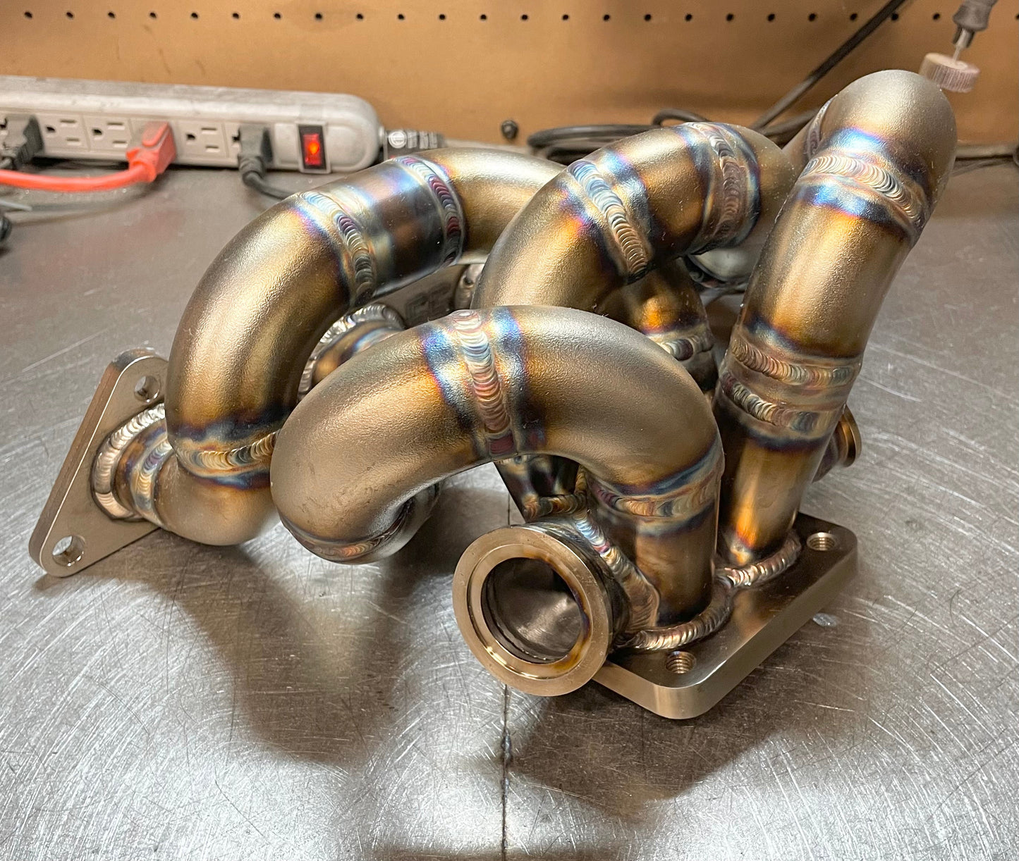 CCdesign 1G/2G DSM Billet T4 Divided Bottom Mount Turbo Manifold