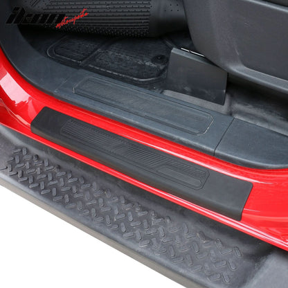 2021-2025 Ford Bronco 4Dr Door Sill Entry Guards Plates Protector 4PCS