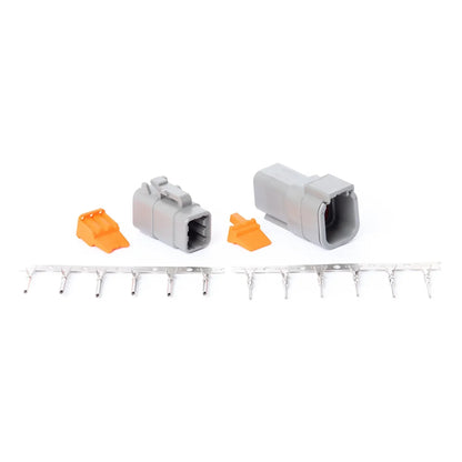 Deutsch DTM 6-Pin Connector Kit with Terminals – Complete Male & Female Sealed Set