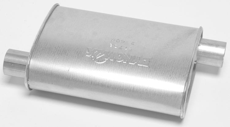 MUFFLER TURBO 2IN INLET/OUTLET