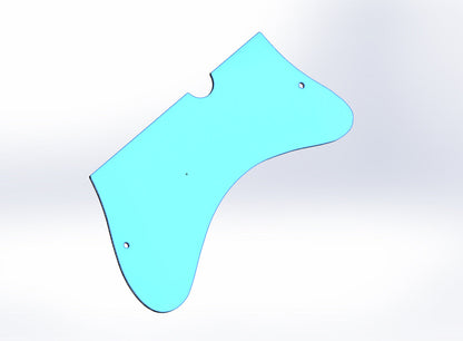 Custom 100% CARBON FIBER Guitar Pickguard for DANELECTRO U2
