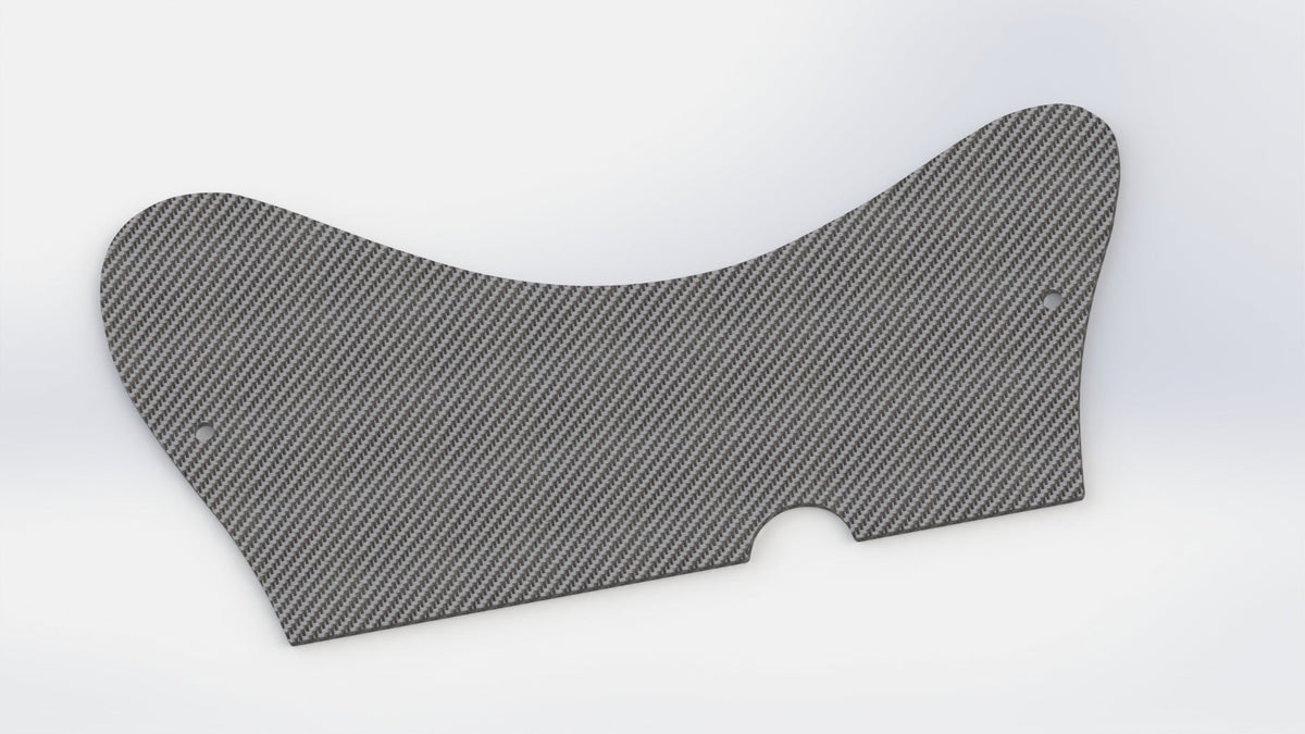 Custom 100% CARBON FIBER Guitar Pickguard for DANELECTRO U2