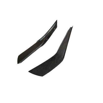 Carbon Fiber Front Bumper Canards - Ford Mustang S650 Dark Horse 2024 - Current (does not fit GT Bumper)