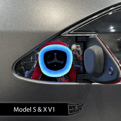 Deadpool Cheeky Charging Tesla Charge Port Wrap | Model S