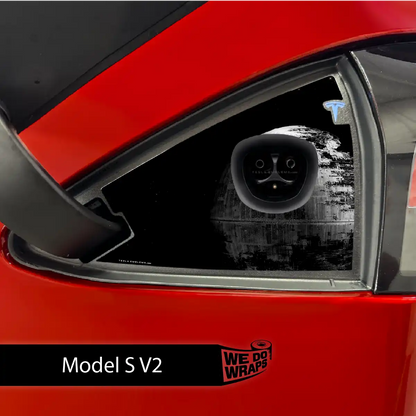 Space Station Tesla Charge Port Wrap | Model S