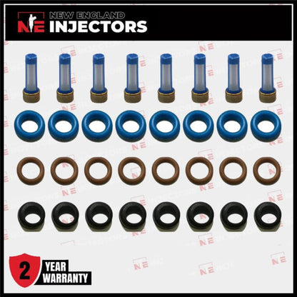 Fuel Injector Rebuild Kit Delphi 25320287 Fits Chevrolet 4.8L 5.3L 6.0L V8 99–07
