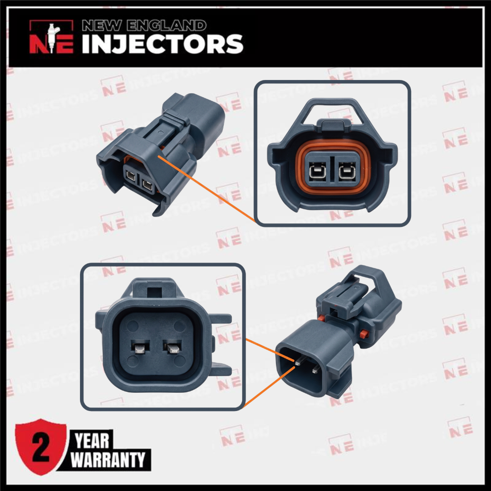 Denso Female To EV6/EV14 Male Fuel Injector Connector Adapters Set of 6