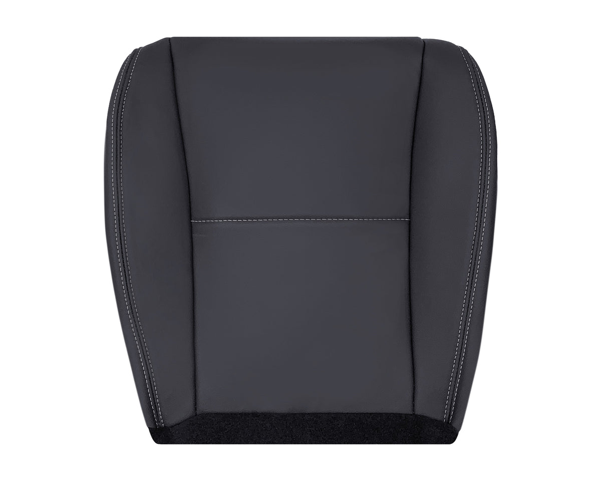 2014-2016 For Subaru Forester Leather Driver OR Passenger Bottom Seat Cover In Platinum Gray
