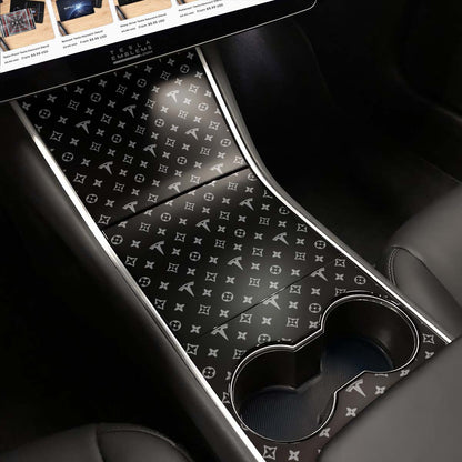 Designer Pattern Tesla Tesla Edition | Tesla Center Console Wrap Kit | Model 3 ’17-20
