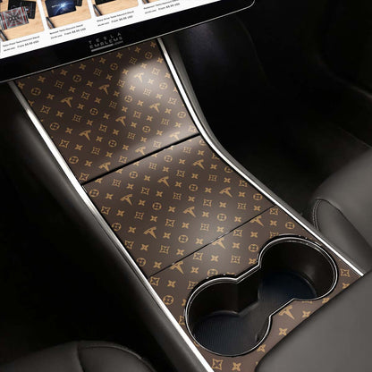 Designer Pattern Tesla Edition | Tesla Center Console Wrap Kit | Model Y ’19-20