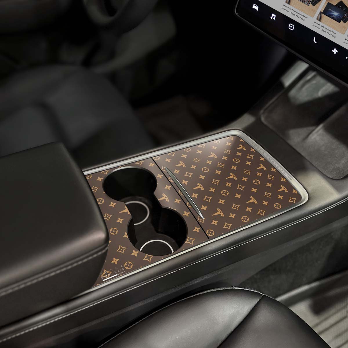 Designer Pattern Tesla Edition | Tesla Center Console Wrap Kit | Model 3 '21-24