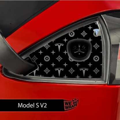 Designer Pattern Tesla Edition Tesla Charge Port Wrap | Model S