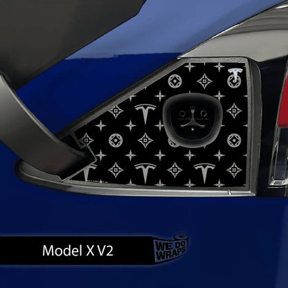 Designer Pattern Tesla Edition Tesla Charge Port Wrap | Model X