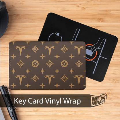 Designer Tesla Edition Pattern | NFC Key Card Wrap