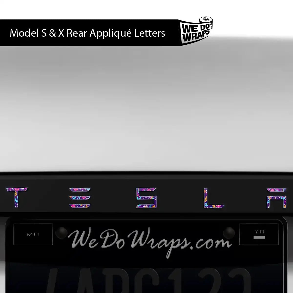 Día de Muertos Tesla Emblem Decals (Front + Back) | Model S