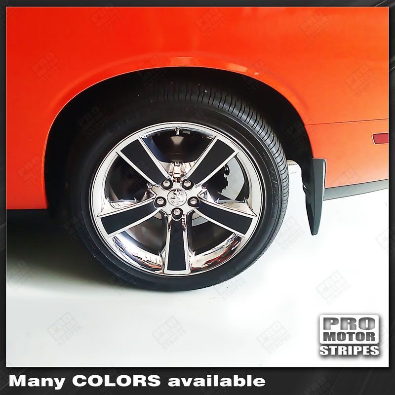 Dodge Challenger 18" Wheels Rims Insert Overlay Stripes