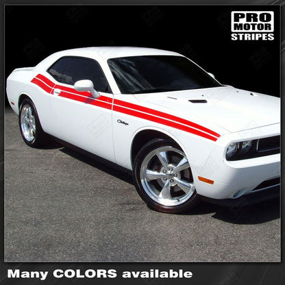 Dodge Challenger 2008-2023 Factory R/T Style Dual Side Stripes