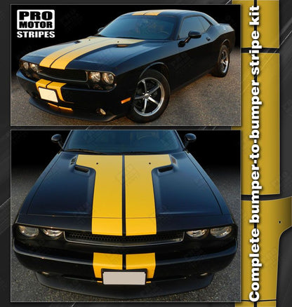 Dodge Challenger 2008-2023 Rally Double T-Stripes