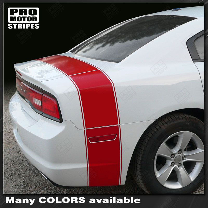Dodge Charger 2011-2014 Bumblebee Trunk Rear Stripes