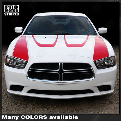 Dodge Charger 2011-2014 Hood Scallop Accent & Side Stripes