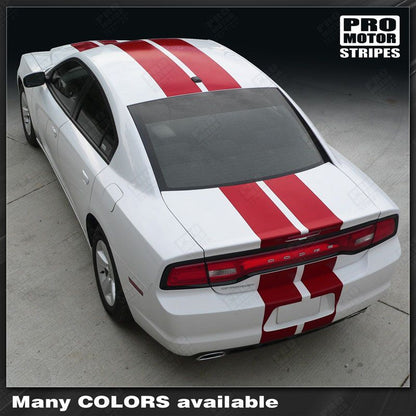 Dodge Charger 2011-2014 Rally Racing Double Top Stripes