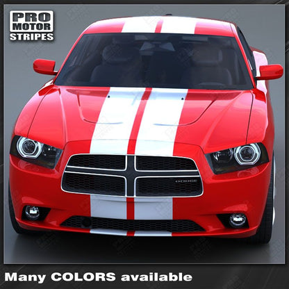 Dodge Charger 2011-2014 Rally Racing Double Top Stripes