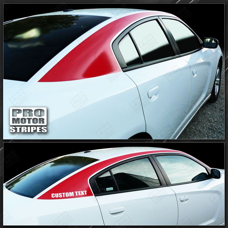 Dodge Charger 2011-2014 Roof Pillar Side Accent Stripes