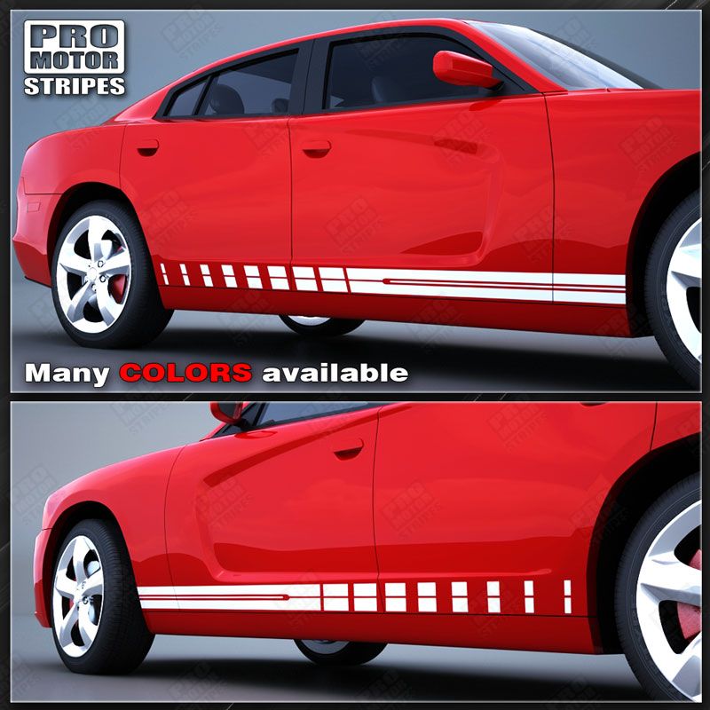 Dodge Charger 2011-2023 Rocker Panel Strobe Side Stripes
